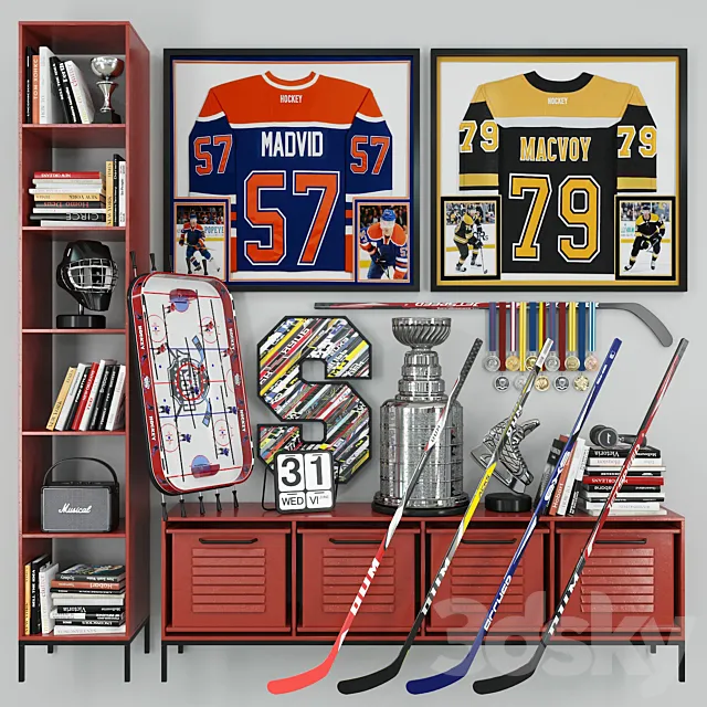 Sports set 3D Model