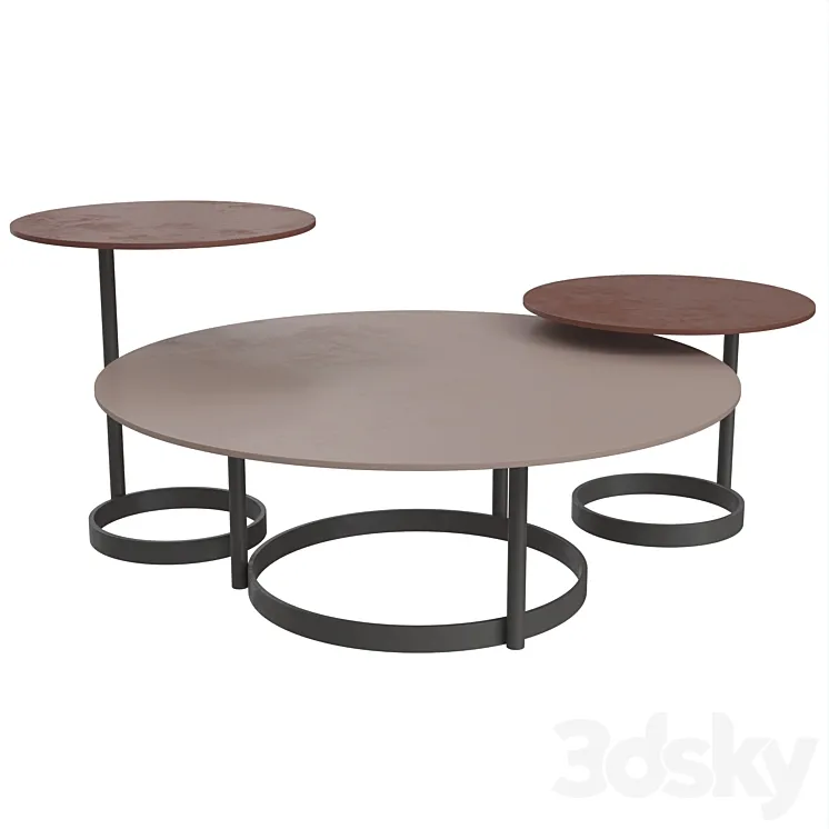 Sposa Coffee Table By Jori 3D Model Free