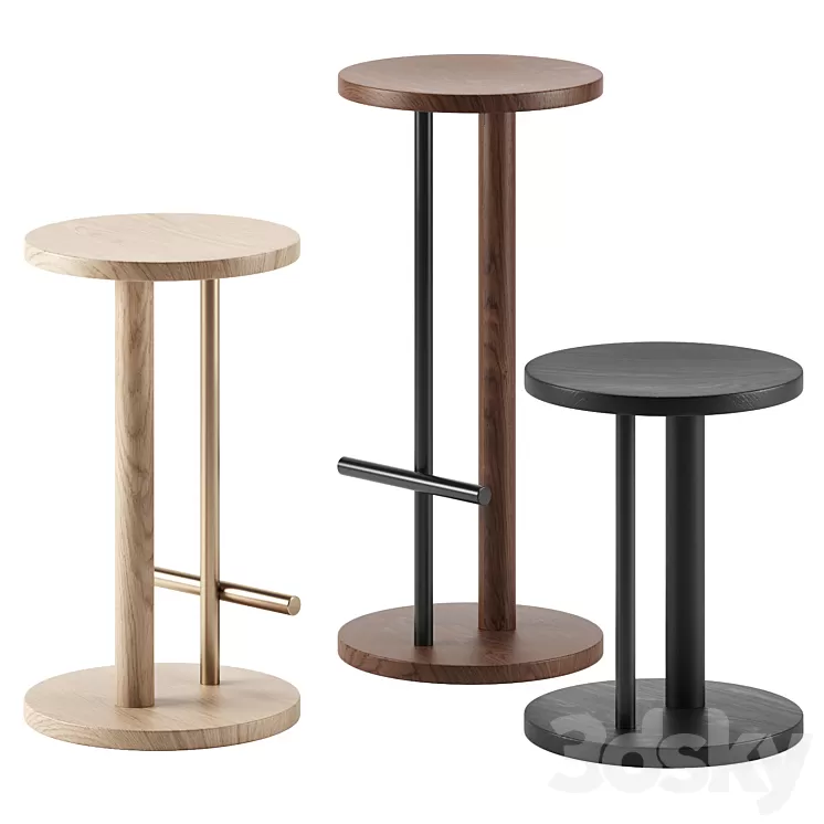 SPOT | Bar Stools by Herman Miller 3D Model Free