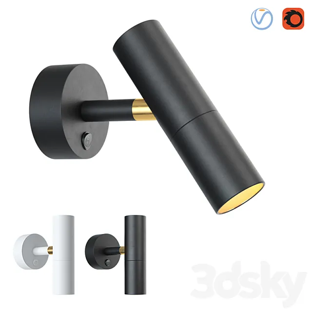 Spot Favorite Tube 2107-1W. 2108-1W 3DModel