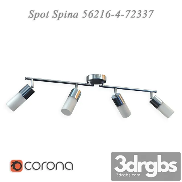 Spot led on a spina 56216-4-72337 bar 3D Model Free