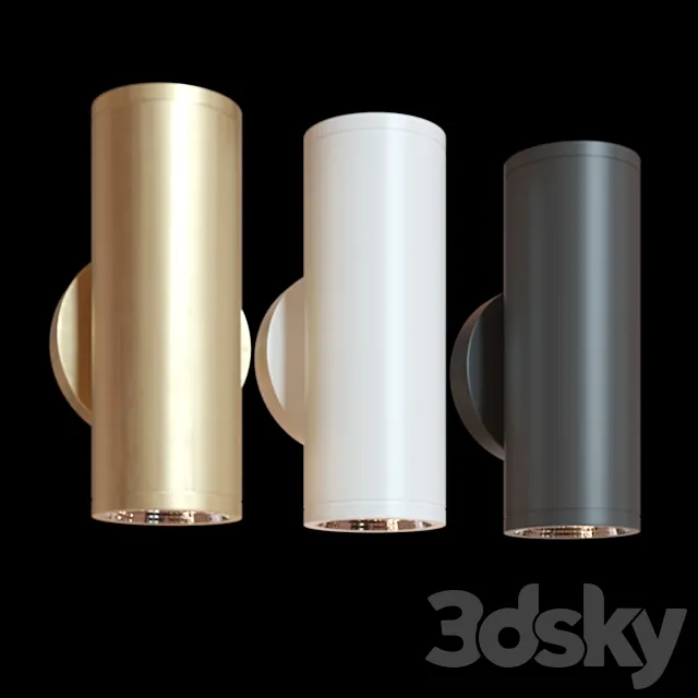 Spot Lighting housing Wall Lamp 3D Model