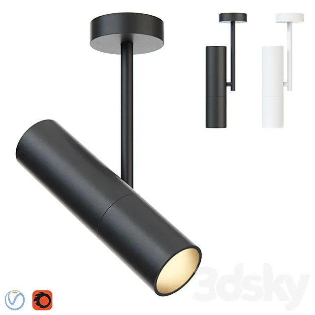 Spotlight Maytoni Elti C020CL-01 BW 3D Model