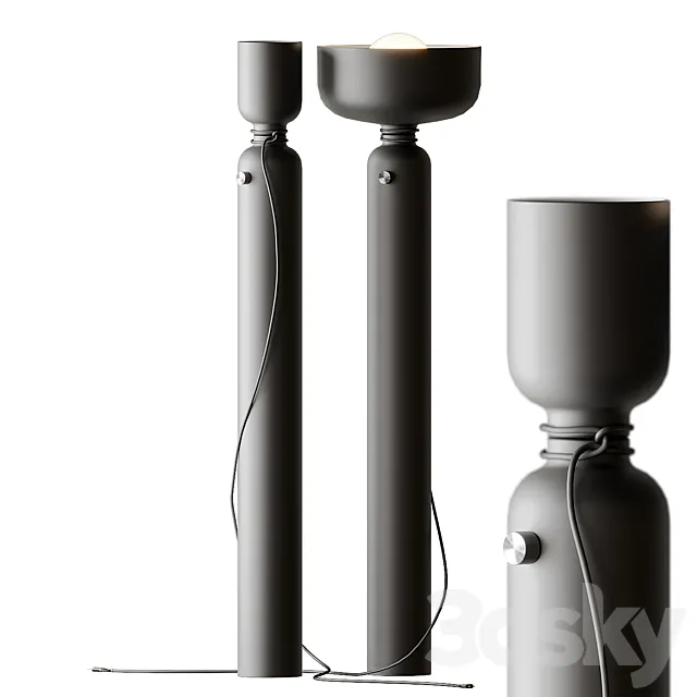 SPOTLIGHT VOLUMES Floor lamp from ANDlight 3D Model