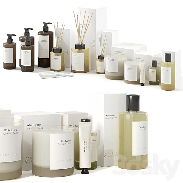 SPRAY and SOAPS Set 01 ZARA HOME 3D Model