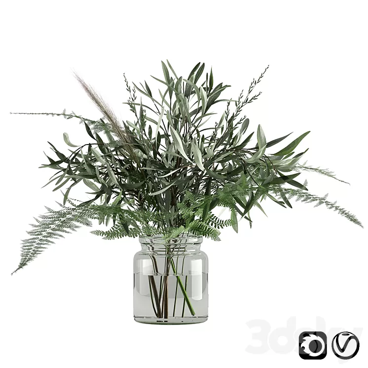 Spring bouquet 3D Model
