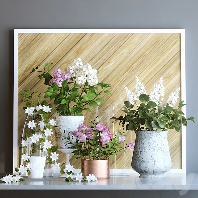 Spring flowers 2 3D Model