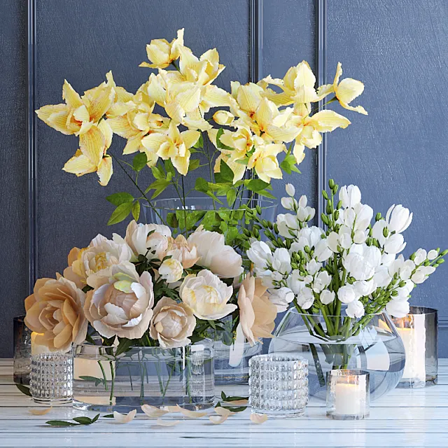 Spring flowers 4 3DModel