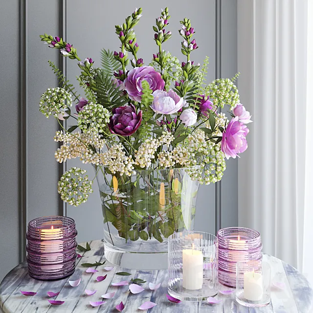 Spring flowers 5 3DModel