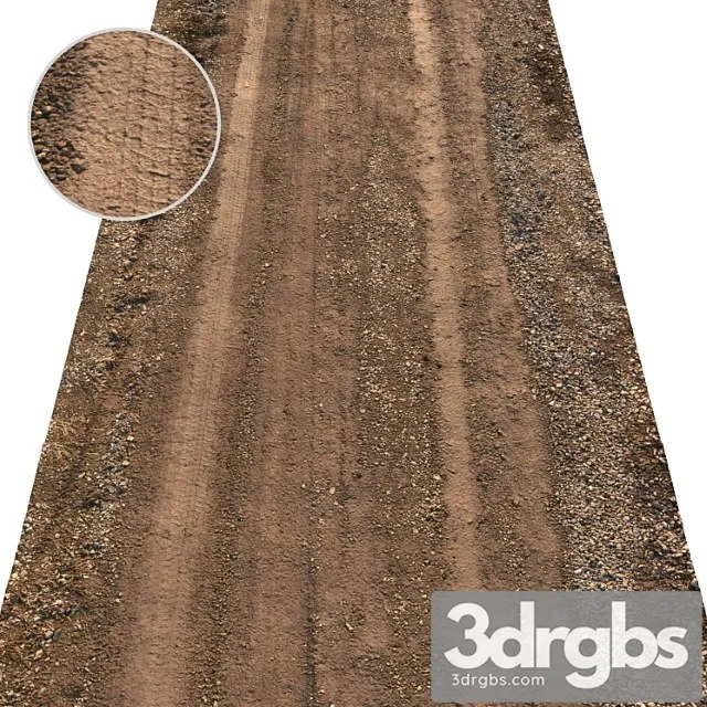 Spring Road Material 02 3D Model Free