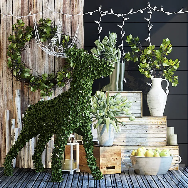 Spring Set - 2 3D Model