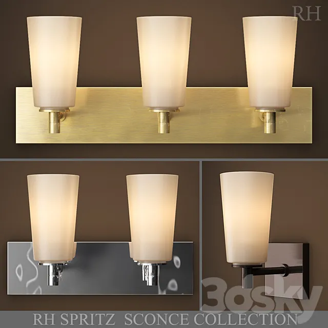SPRITZ SCONCE COLLECTION 3D Model