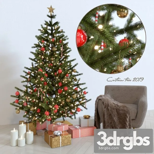 Spruce live new year& 3D Model Free