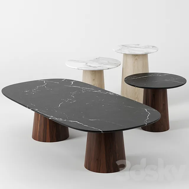 Spule Coffee Table by Stahl and Band 3DModel