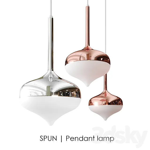 Spun Pedant lamp 3DModel