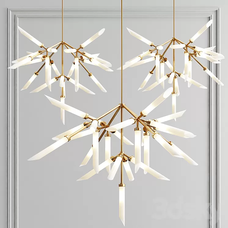 Spur grand chandelier 3D Model