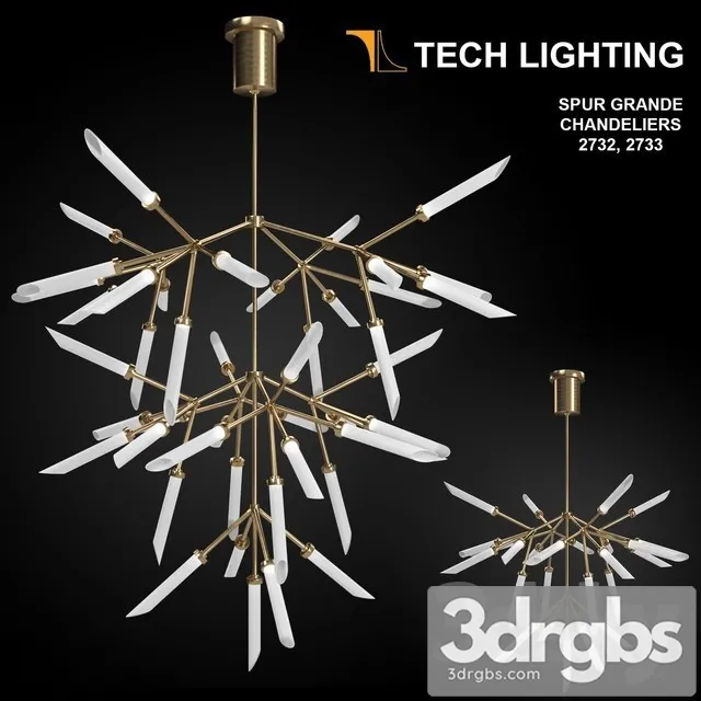 Spur Grande Chandeliers 2732 3D Model Free