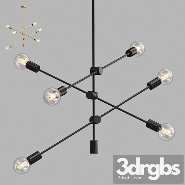 Sputnik chandelier light