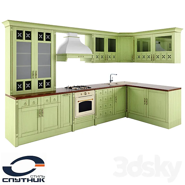 Sputnik style 3DModel