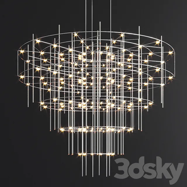 Spy quasar chandelier 3D Model