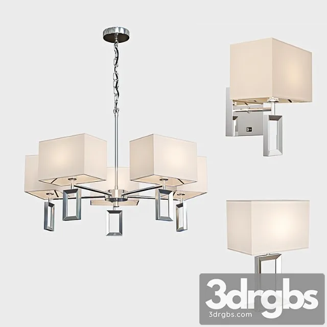 Square Chandeliers 3D Model Download