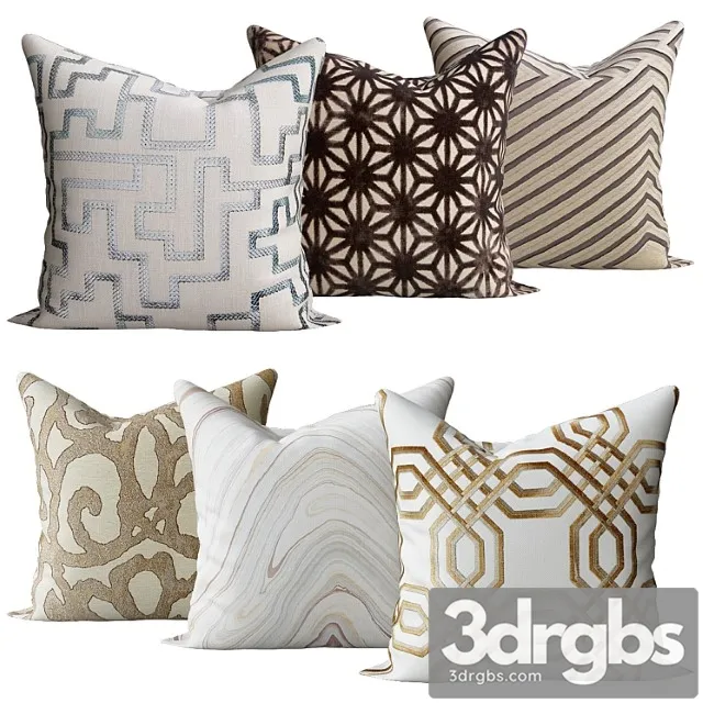 Square feathers 3D Model Free