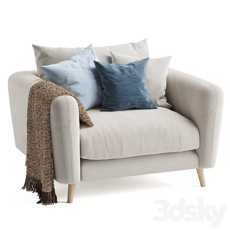 Squishmeister Armchair 3D Model Free