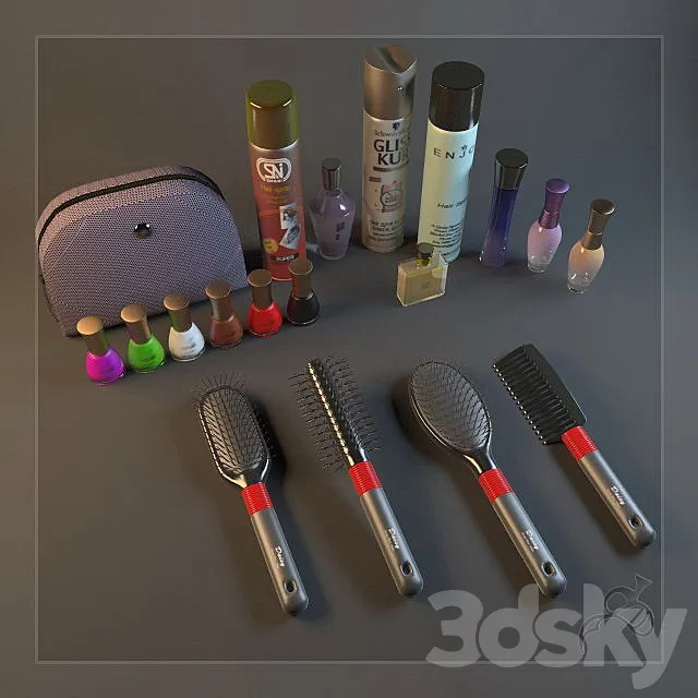 SRG Wooman Accessories 3D Model