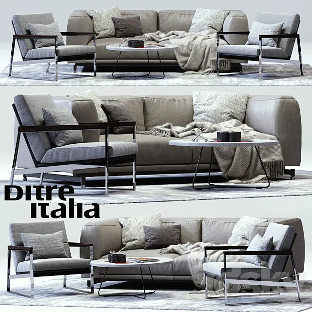 St Germain Sofa | Daytona Armchair 3D Model