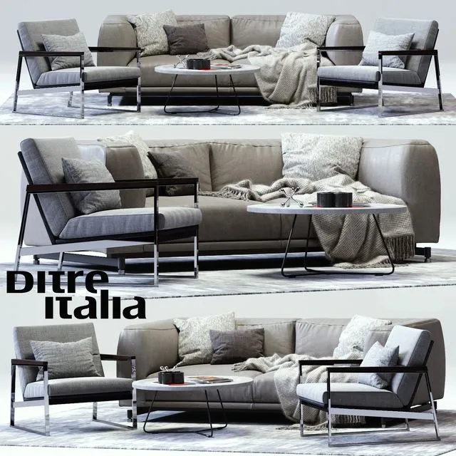 St Germain Sofa Daytona Armchair 3D Model