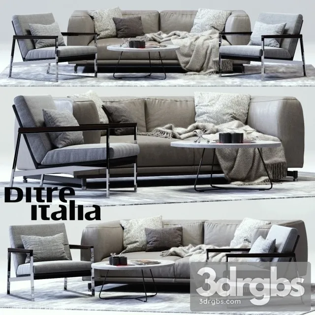 St Germain Sofa Daytona Armchair 3D Model Free