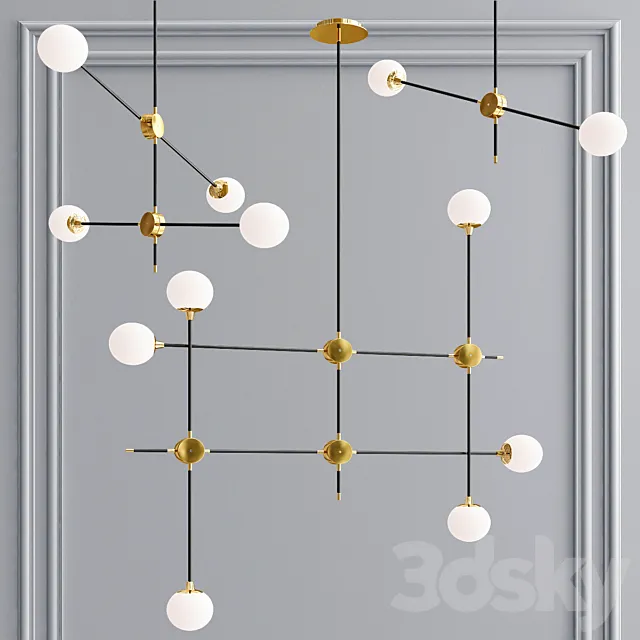ST-Luce SL429 pendant collection 3DModel