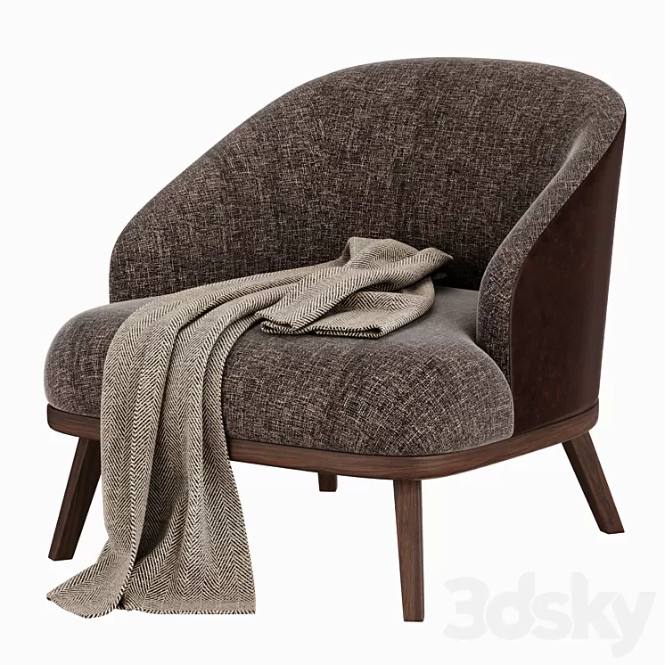 st. tropez armchair by ditre italia 3D Model Free