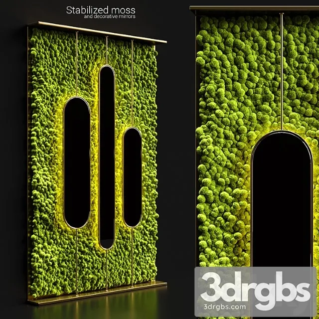 Stabilized Moss And Mirrors 3D Model Free