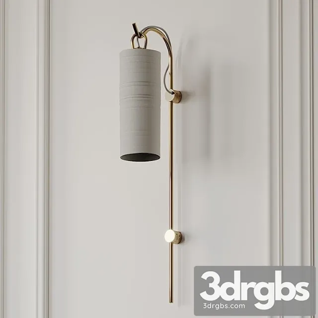 Staff Wall Sconce By Articolo 3D Model Free