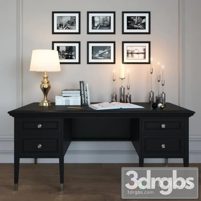 Stafford Desk 3D Model Free