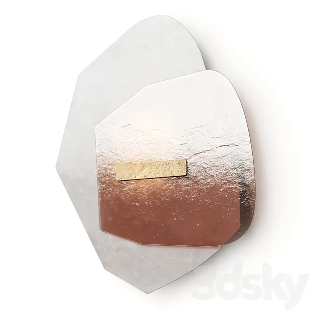 Stahl Band Alliance 02 Light Sculpture Sconce 3DModel