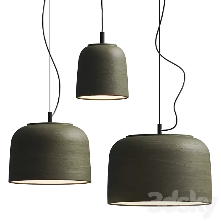 Stahl Band Potter Pendant Lamps 3D Model