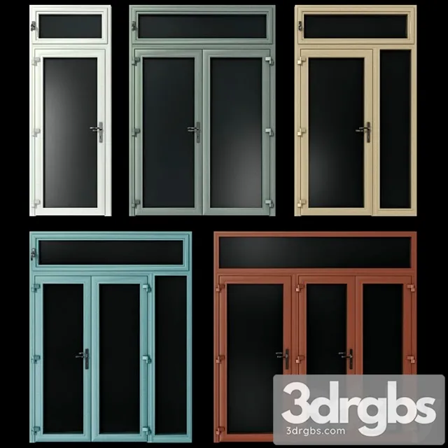 Stained aluminum doors Free Download