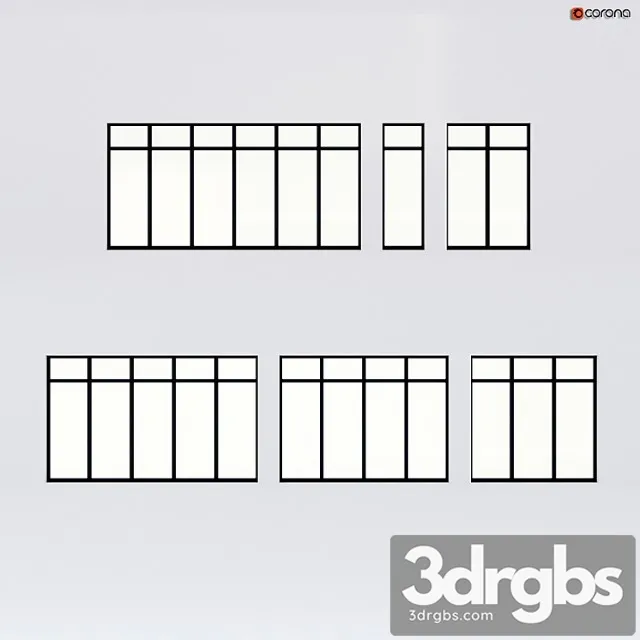 Stained glass alumil 3D Model Free