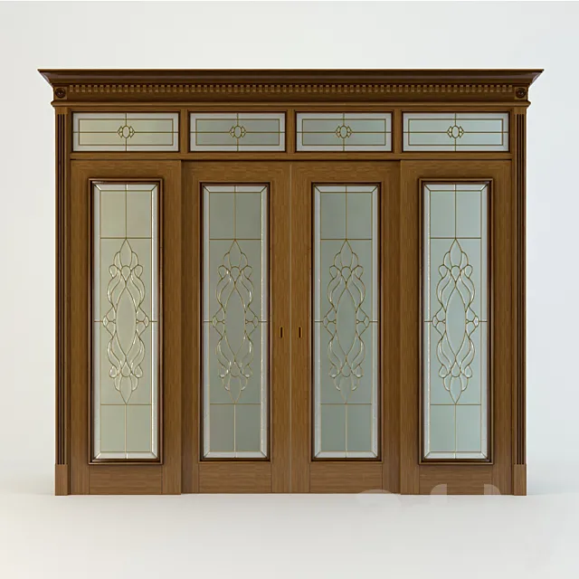 stained glass door- 3DModel