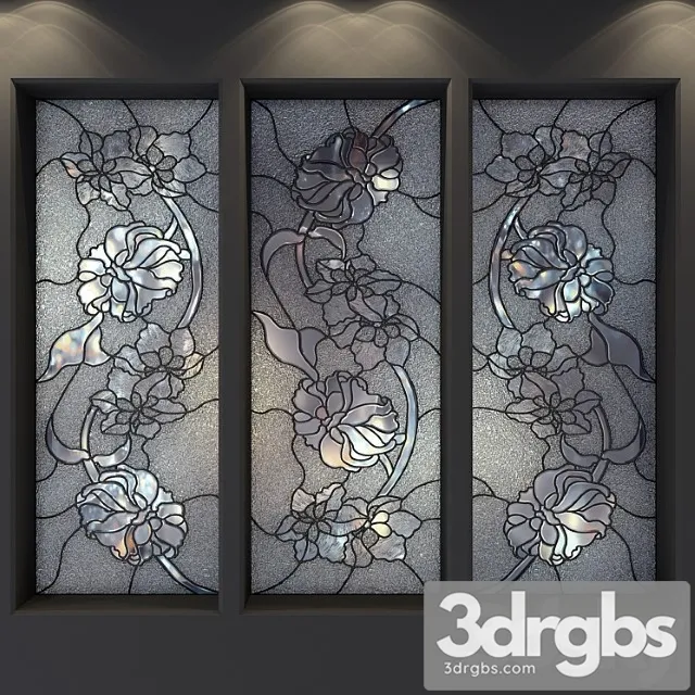 Stained Glass Window 3 3D Model Free