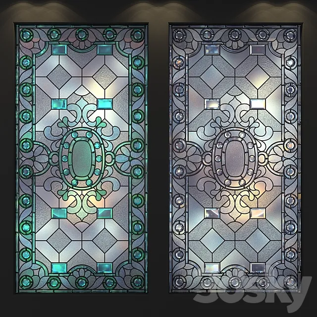 stained-glass window 3D Model