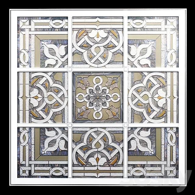 stained-glass window 3D Model