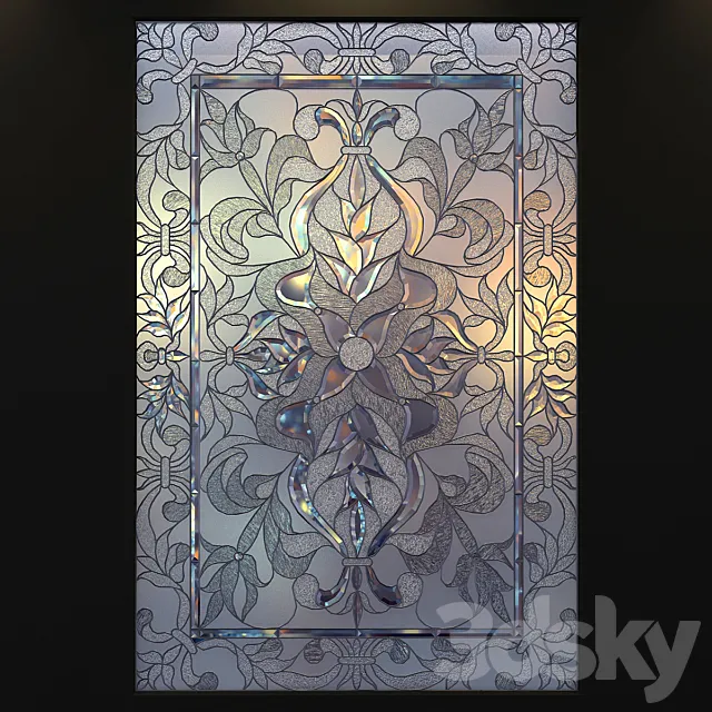 Stained-glass window 3DModel