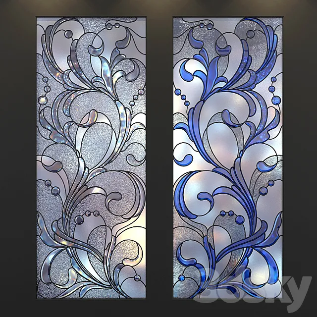 Stained-glass window 3DModel