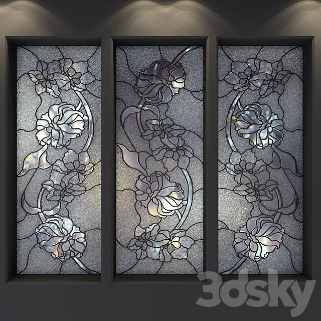 Stained-glass window 3DModel