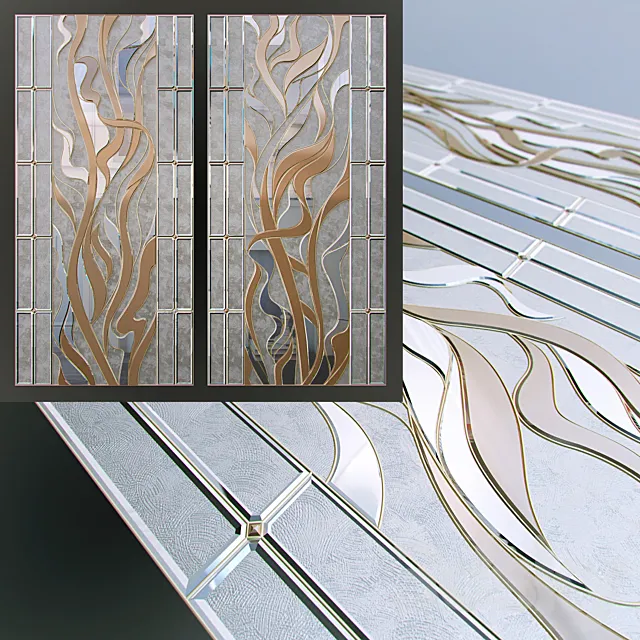 Stained-glass window classic – Art 3D Model