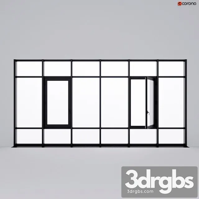 Stained glass windows 3D Model Free