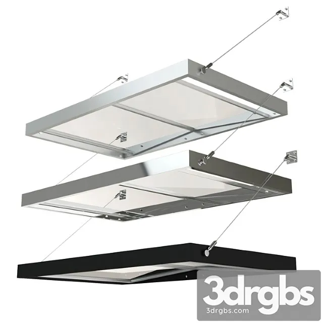 Stainless Steel Visor Stainless Steel Canopy 3D Model Free